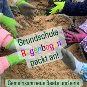 Eine Schmetterlingsspirale und Beete entstehen!