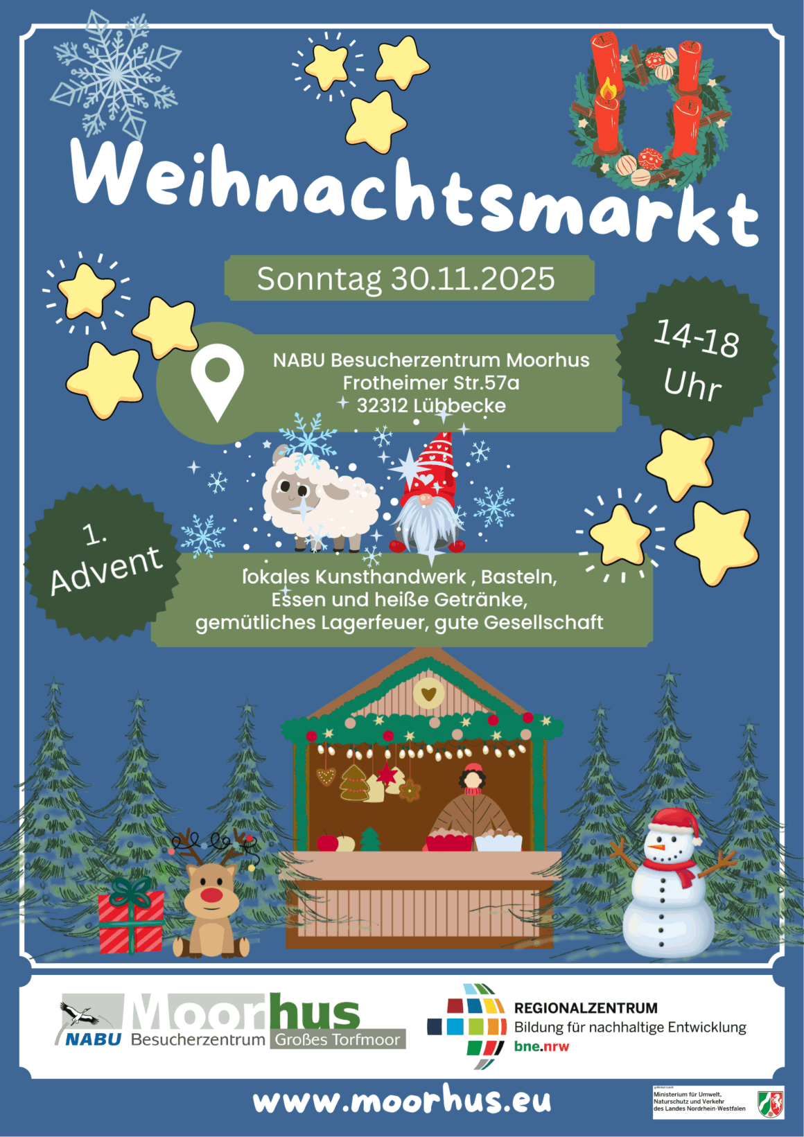 Weihnachtsmarkt Insta Moorhus Weihnachtsmarkt
