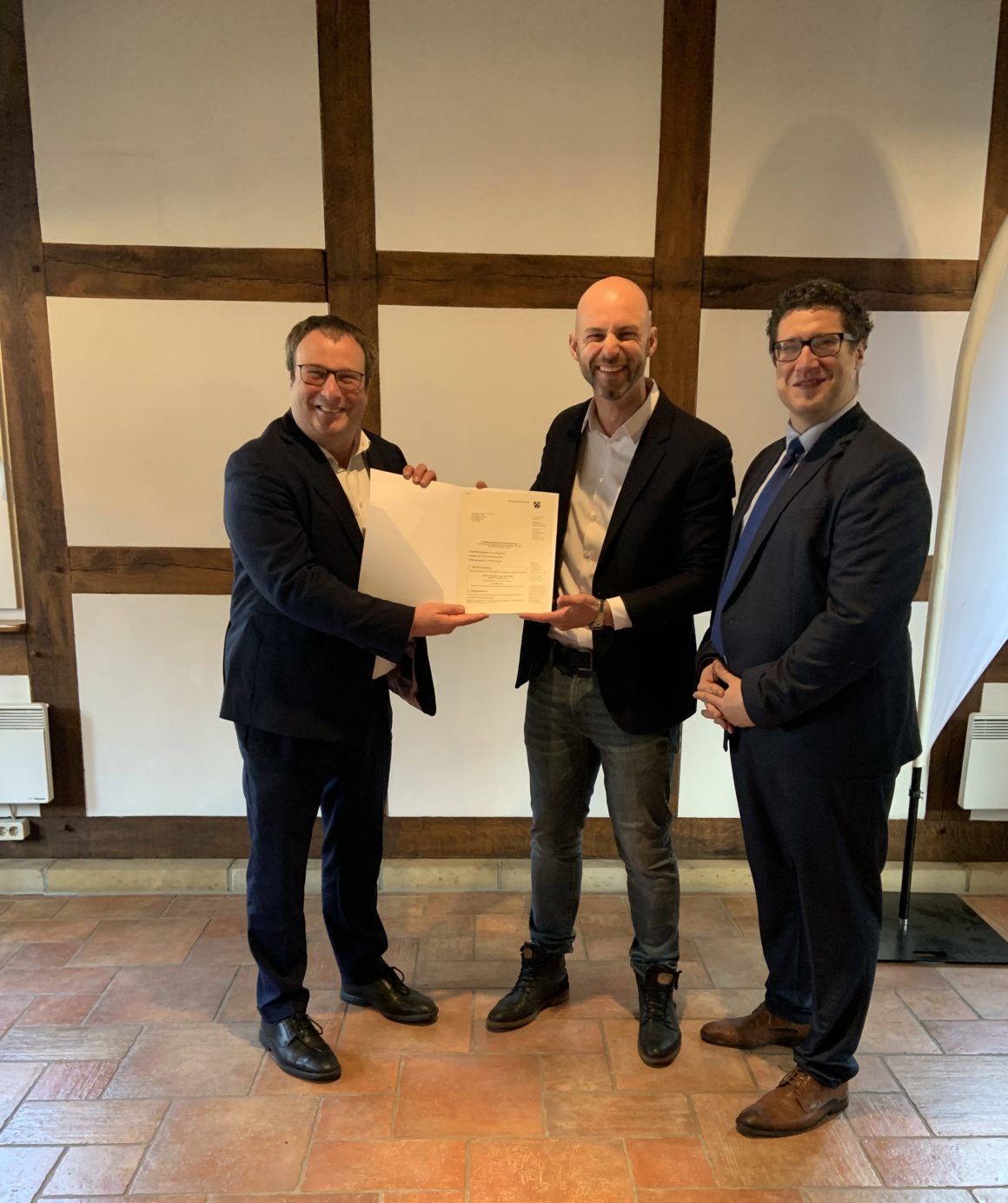 Förderbescheidübergabe NATURKurPARK Rothenuffeln