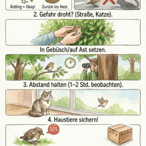 Ratgeber bei Jungvögel am Boden