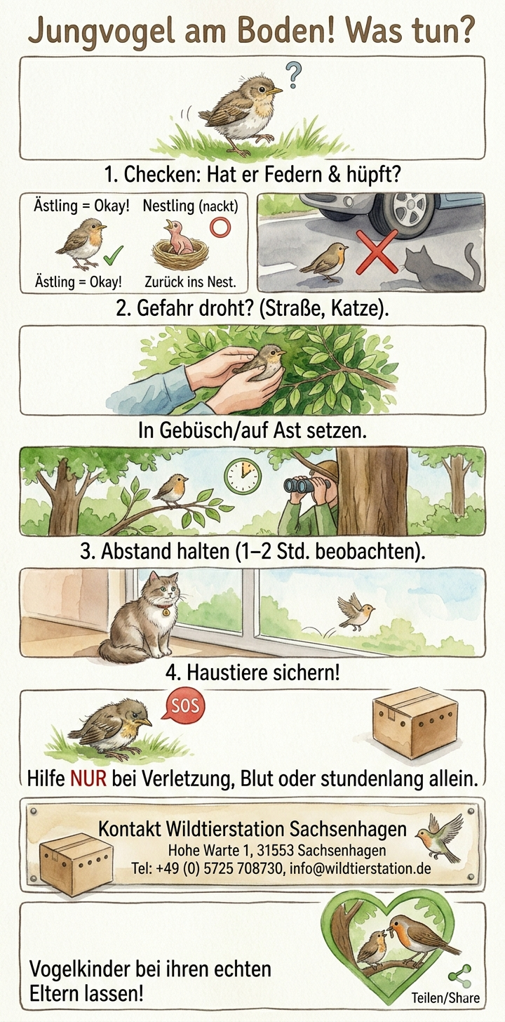 1000338672 Ratgeber bei Jungvögel am Boden