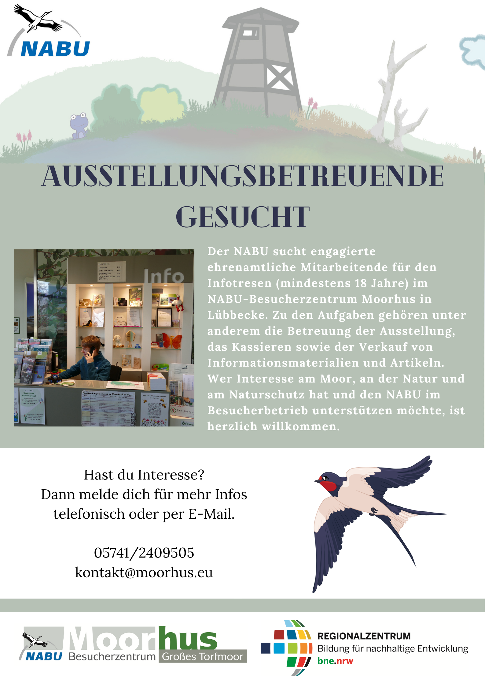 Flyer Ehrenamtliche gesucht